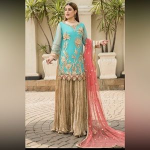 Pakistani Indian party wear wedding wear dress